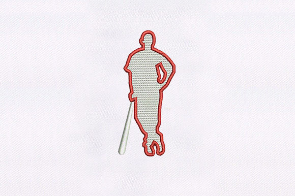 Baseball Player Embroidery Design Review