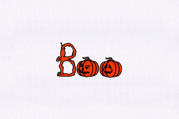Boo Pumpkin: A Charming Addition to Your Embroidery Collection