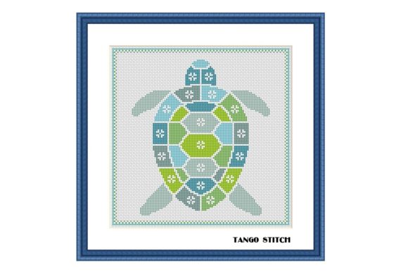 Charming Blue Turtle for Premium Sweatshirts