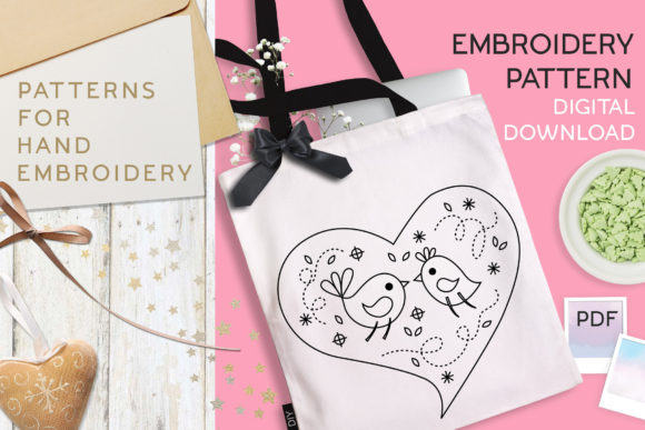 Charming DIY Embroidery Love Birds Review
