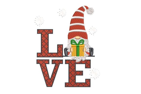 Charming Gnome Embroidery for Festive Projects