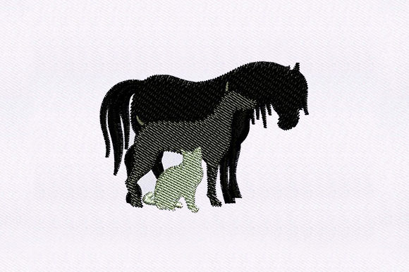 Charming Horse, Dog and Cat Embroidery for Holidays