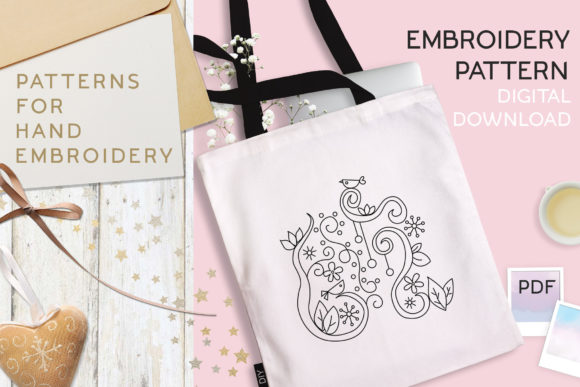 DIY Embroidery Birds Branches: A Festive Touch