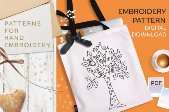 Embroidery Pattern Birds Sing: A Charming Addition