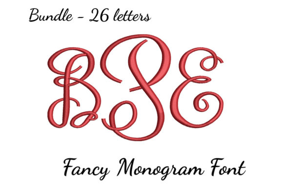 Fancy Monogram Font for Boutique Apparel