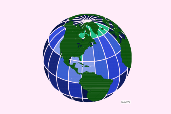 Globe Embroidery: A Versatile Design for Crafters