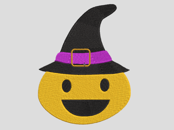 Helloween Emoticon with Witch Hat: A Festive Addition