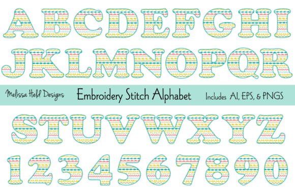 Review: Colorful Embroidery Stitch Alphabet