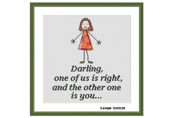 Review: Darling Funny Feminist Cross Stitch