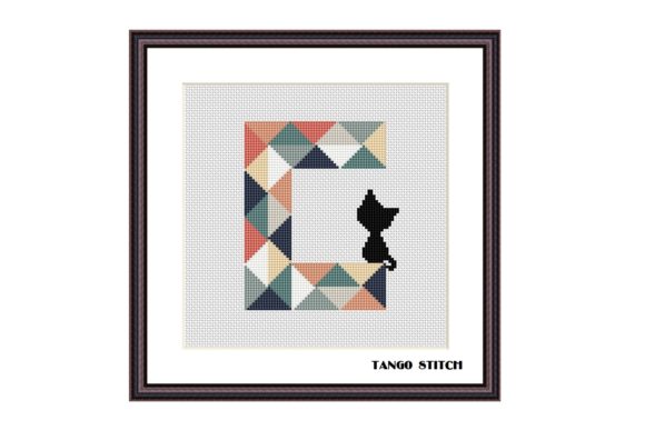 Review: Letter C Black Kitten Cross Stitch