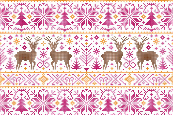 Reviewing Pattern in the Cross Stitching Style