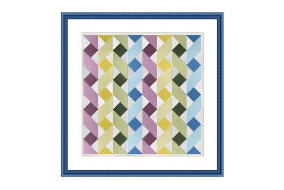 Ribbons Geometric Cross Stitch Pattern Review