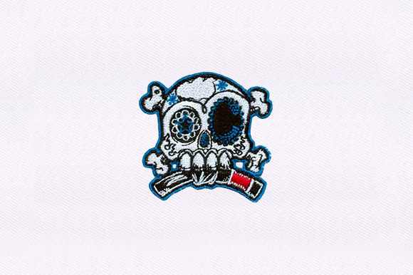 Skull Crossbones: A Versatile Embroidery Design