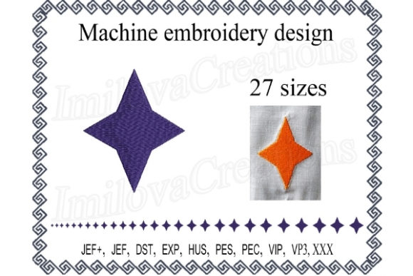 Small Purple Star Embroidery: A Charming Addition